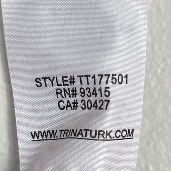 Trina Turk dress mixed media print, EUC - Picture 7 of 7